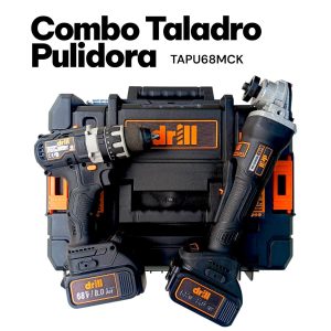 TAPU68MCK COMBO TALADRO PULIDORA BRUSHLESS